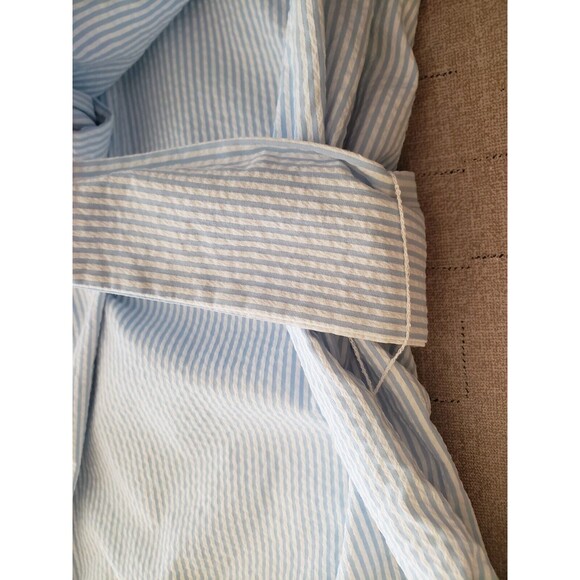 NEW Southern Tide Sky Blue Erica Performance Seersucker Dress Women’s 14 - Picture 15 of 16